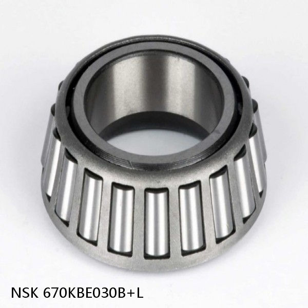 670KBE030B+L NSK Tapered roller bearing #1 image