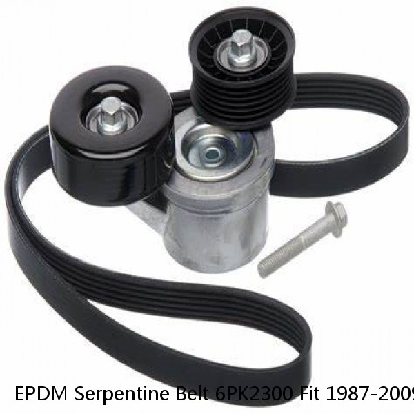 EPDM Serpentine Belt 6PK2300 Fit 1987-2009 Buick Chevrolet Equinox G30 Ford GMC #1 image