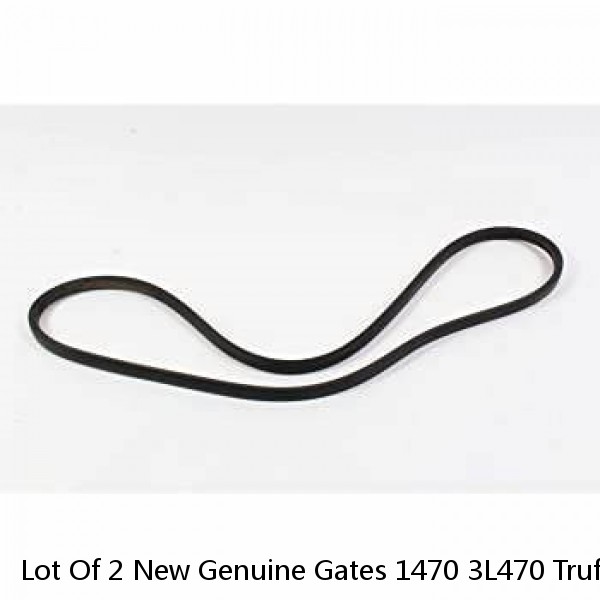 Lot Of 2 New Genuine Gates 1470 3L470 Truflex V-belt 8400-1470 #1 image
